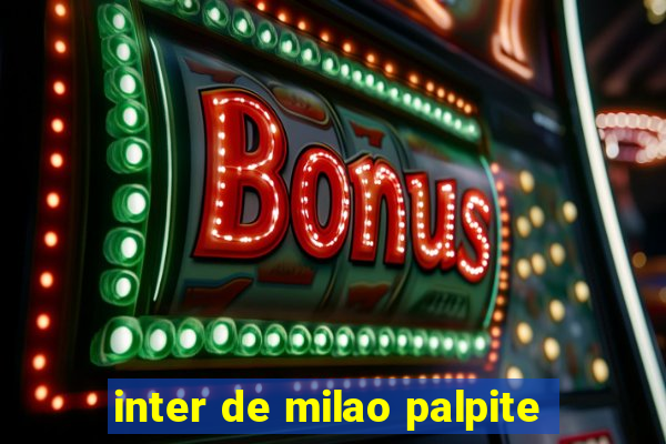 inter de milao palpite